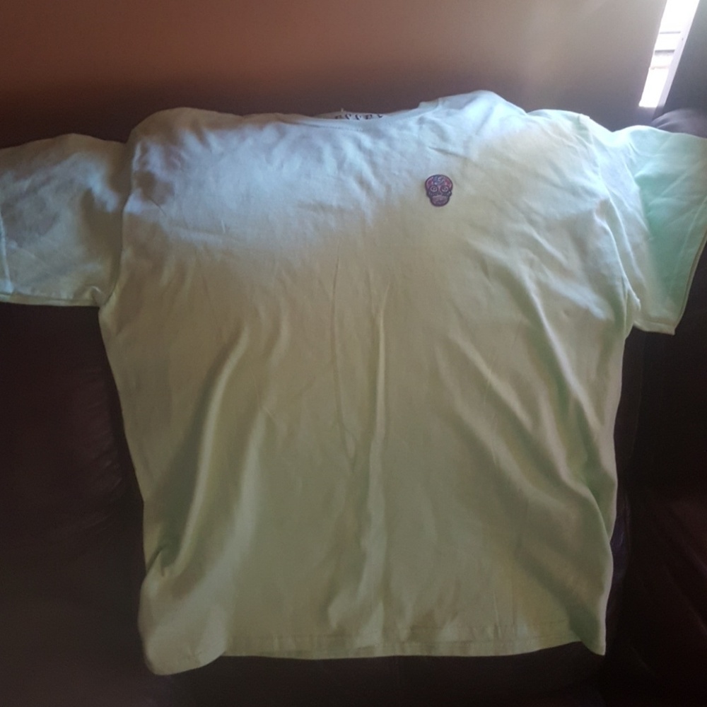Essex day of the dead patch shirt